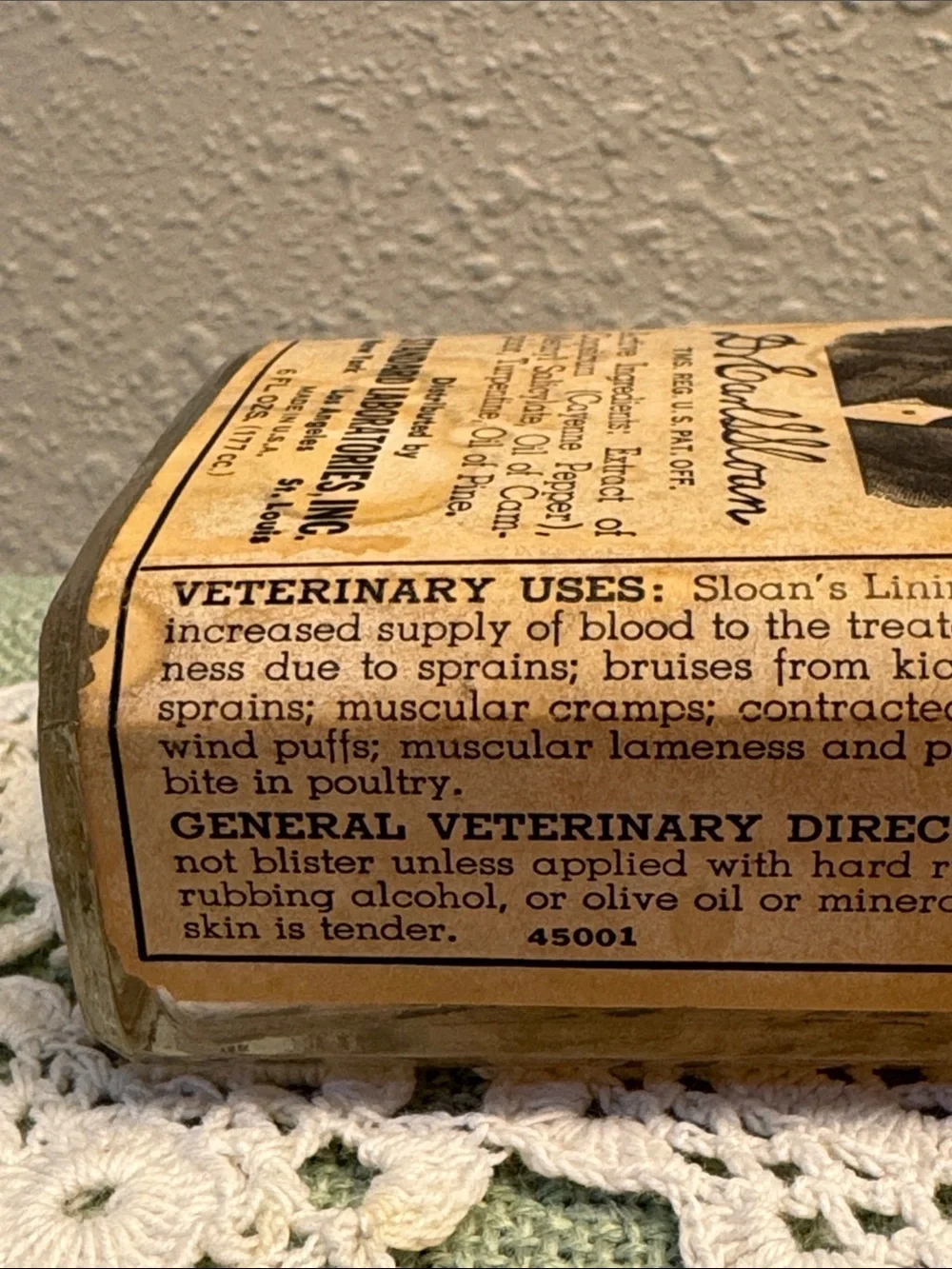 Sloan’s Liniment Bottle